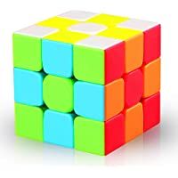 TOYESS Cubo de Velocidad 3x3 Stickerless- Cubo Mágico 3x3x3 Speed Cube- Rompecabezas Puzzle Juguetes para Adulto &amp- Niños